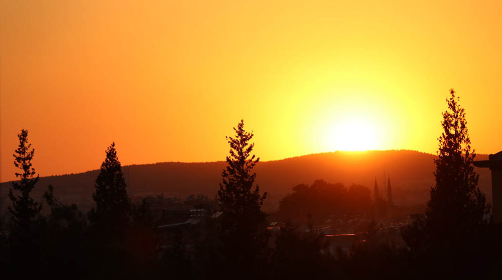 Soos berge rondom Jerusalem …